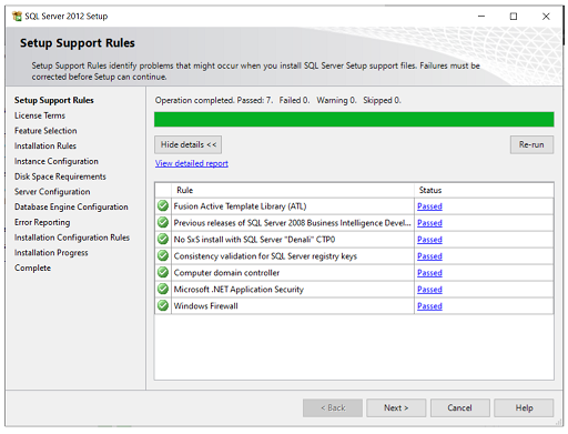 mssql management studio passed list